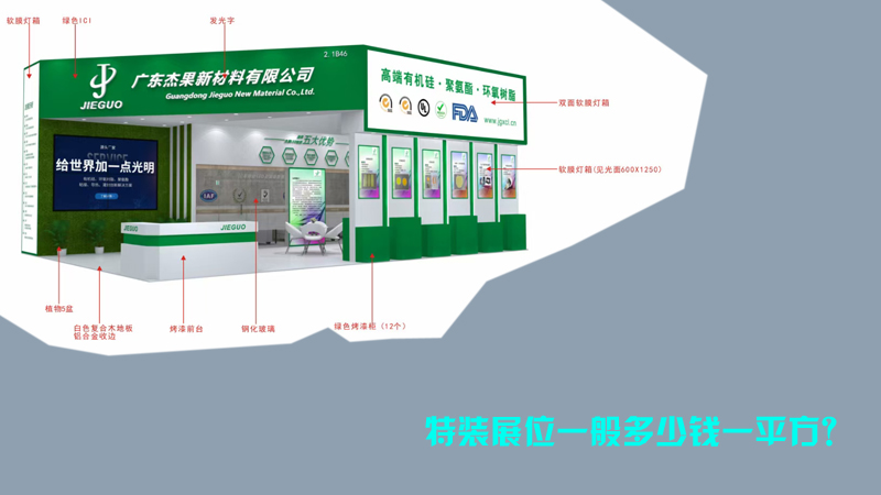 特裝展位一般多少錢一平方？